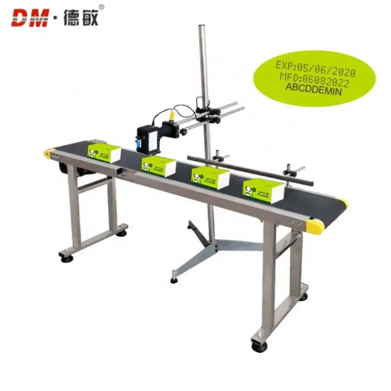 Small conveyor belt type code machine, laying date, high-speed assembly line type automatic inkjet type two-dimensional code ser