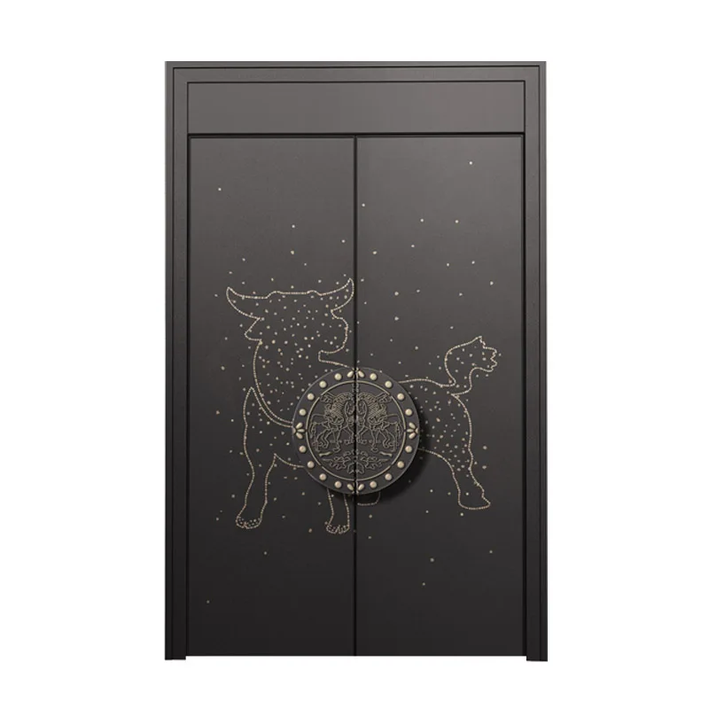 China manufacturer durable European security entrance doors steel