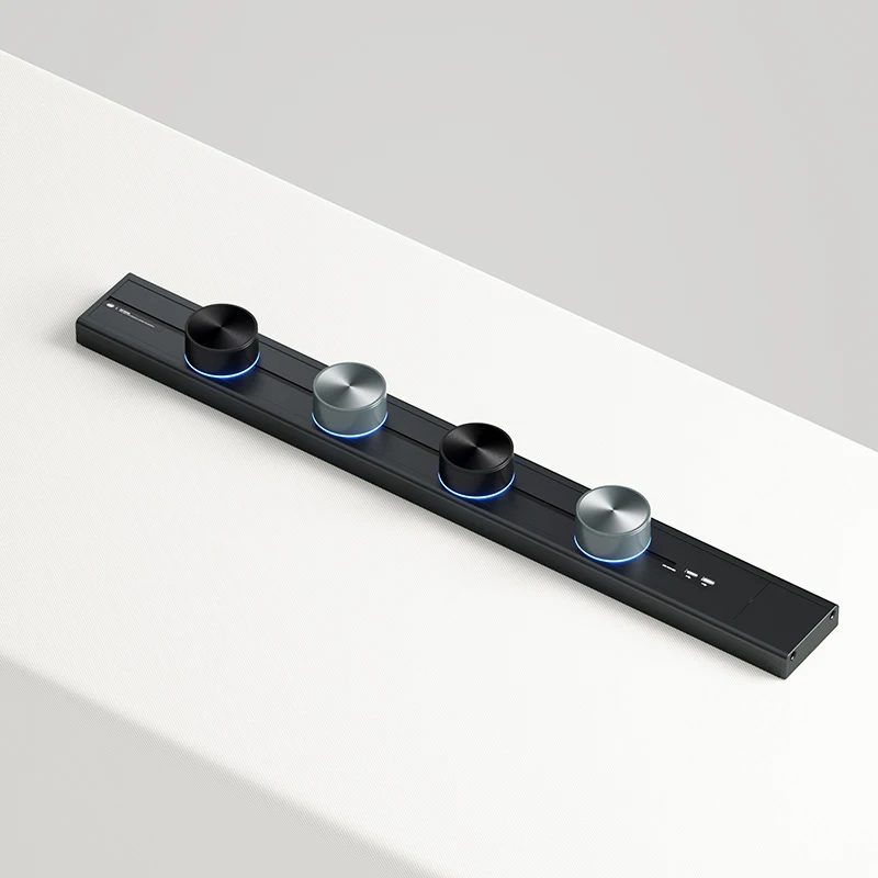  Universal Desktop Wall Multifunction plug power strip track rail