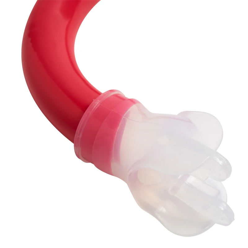 Portable Swimming&Diving Breathing Tube Foldable Detachable Silicone  Snorkel Tube
