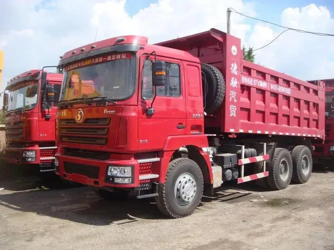Mining Engineering Dump Truck Shacman 6x4 Diesel Power 10MT Max Gradeability 30%