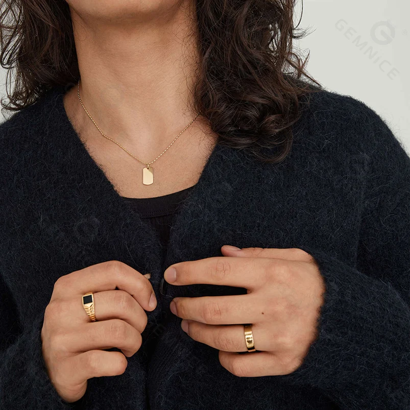 Gemnel custom latest trendy competitive price personalised 925 silver custom barrel link chain necklace