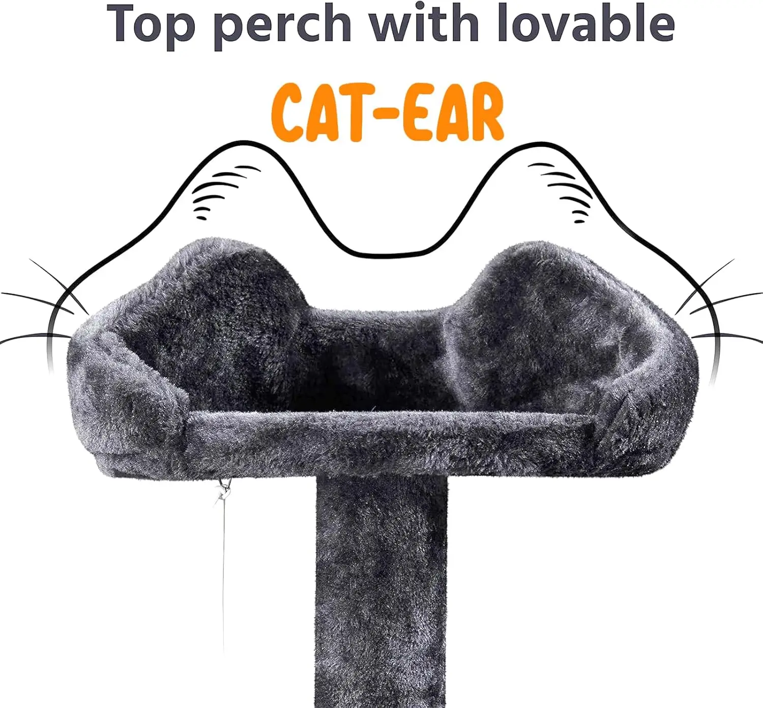 New Product Luxury Cozy Large Cat Tree House Condos Wooden Cat Sisal Rope Scratch Tree Tower for Many Cats