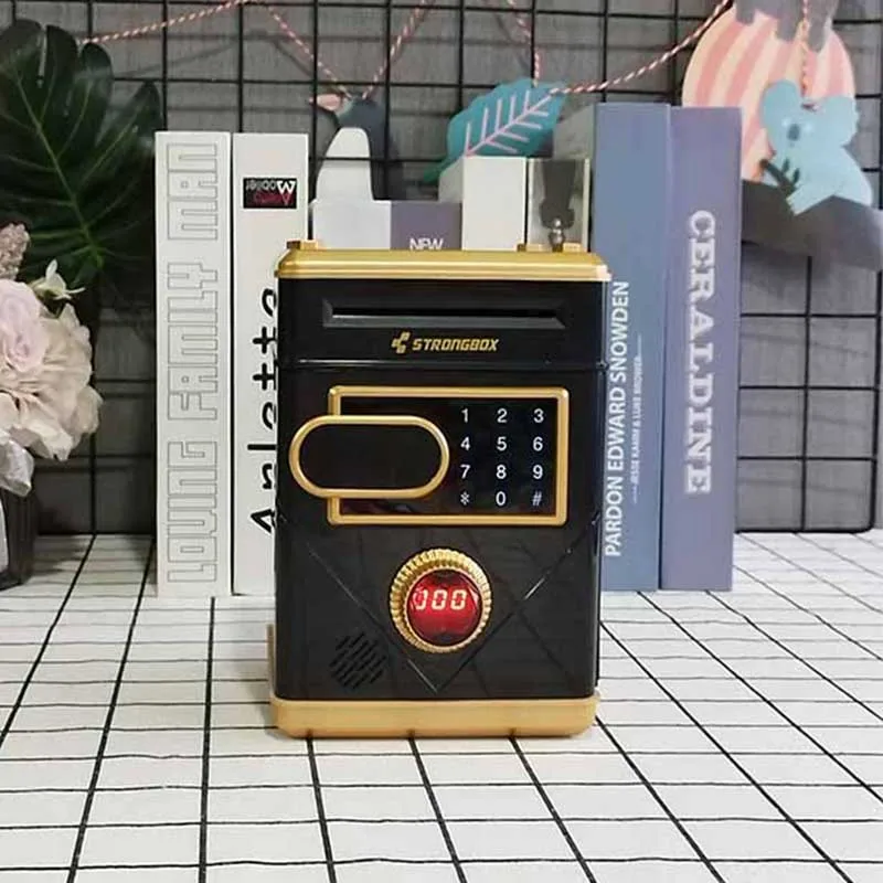 plastic atm piggy bank