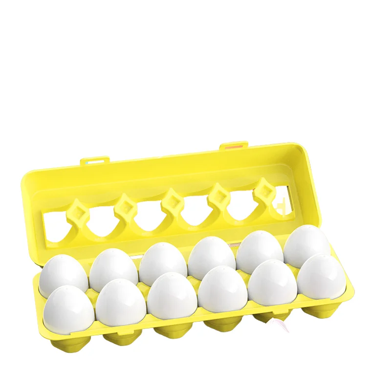 Beijingqi Easter Sensory Game Early Educational Montessori Geometric Egg Color S Matching Eggs Toy Kids Card Material Supplies