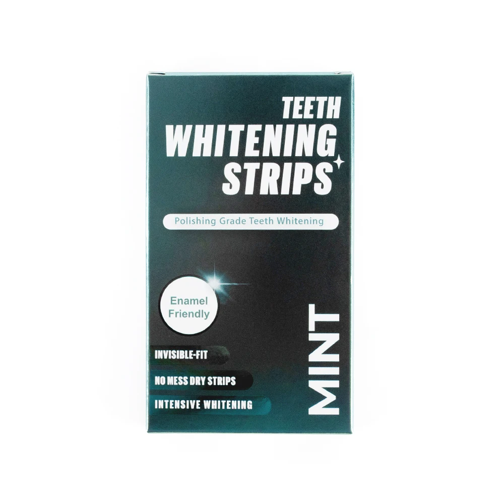 Private Logo Tooth Whitening Strips Home Use Instant Whiten HP Peroxide Teeth Whitening Products For Yellow Tooth
