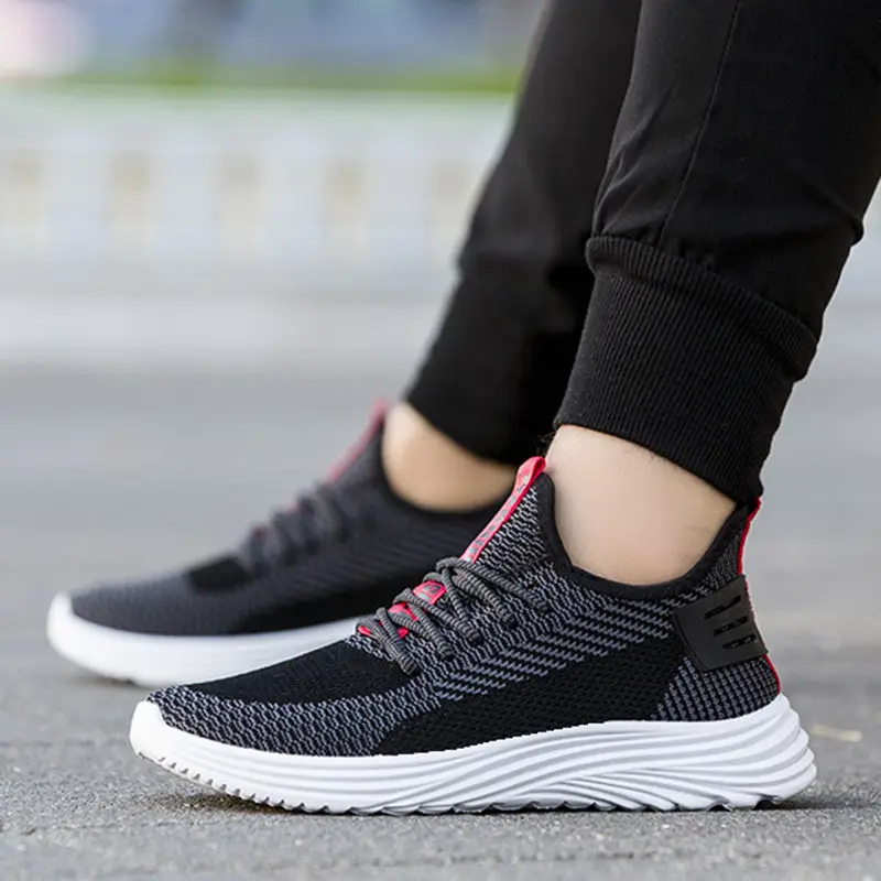 
flyknit shoes lighting up wholesale men fashion light up sport shoes 