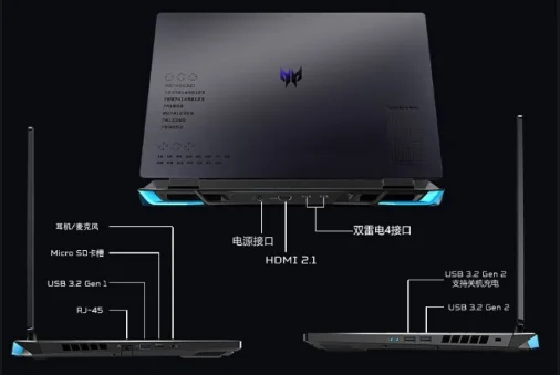 New A cer Predator Qing Neo 2023 Gaming Laptop i7-13700HX+RTX4060 16inch 165HZ high configuration game notebook
