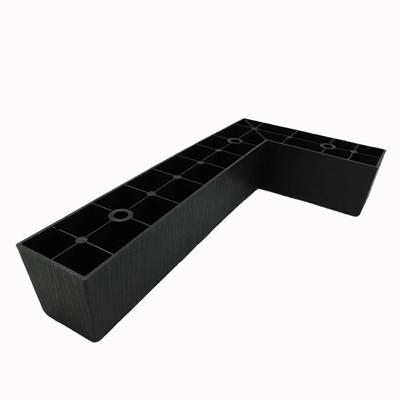 Сделано в Китае, классические бесплатные образцы, сменные L-образные ножки из АБС-пластика для мебели, дивана, стула