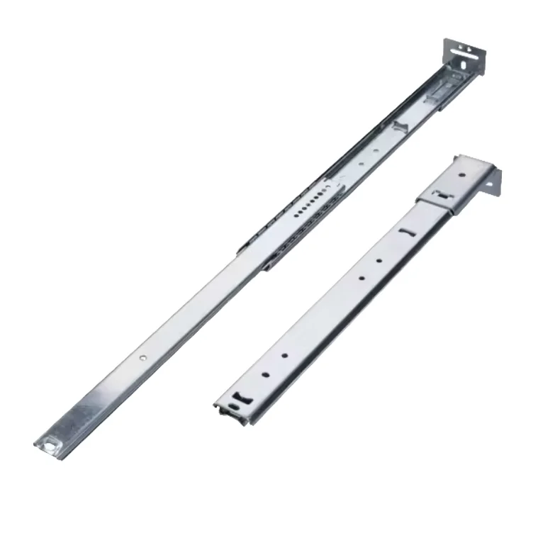 Supply Strong 35mm Pull Type Single Extension Drawer 45mm Width Central Slide Telescopic  Ball Bearing Linear Guide Slides