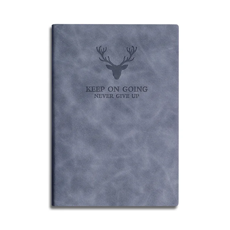 Factory wholesale price Customized A5 size leather business notebook record book  business
