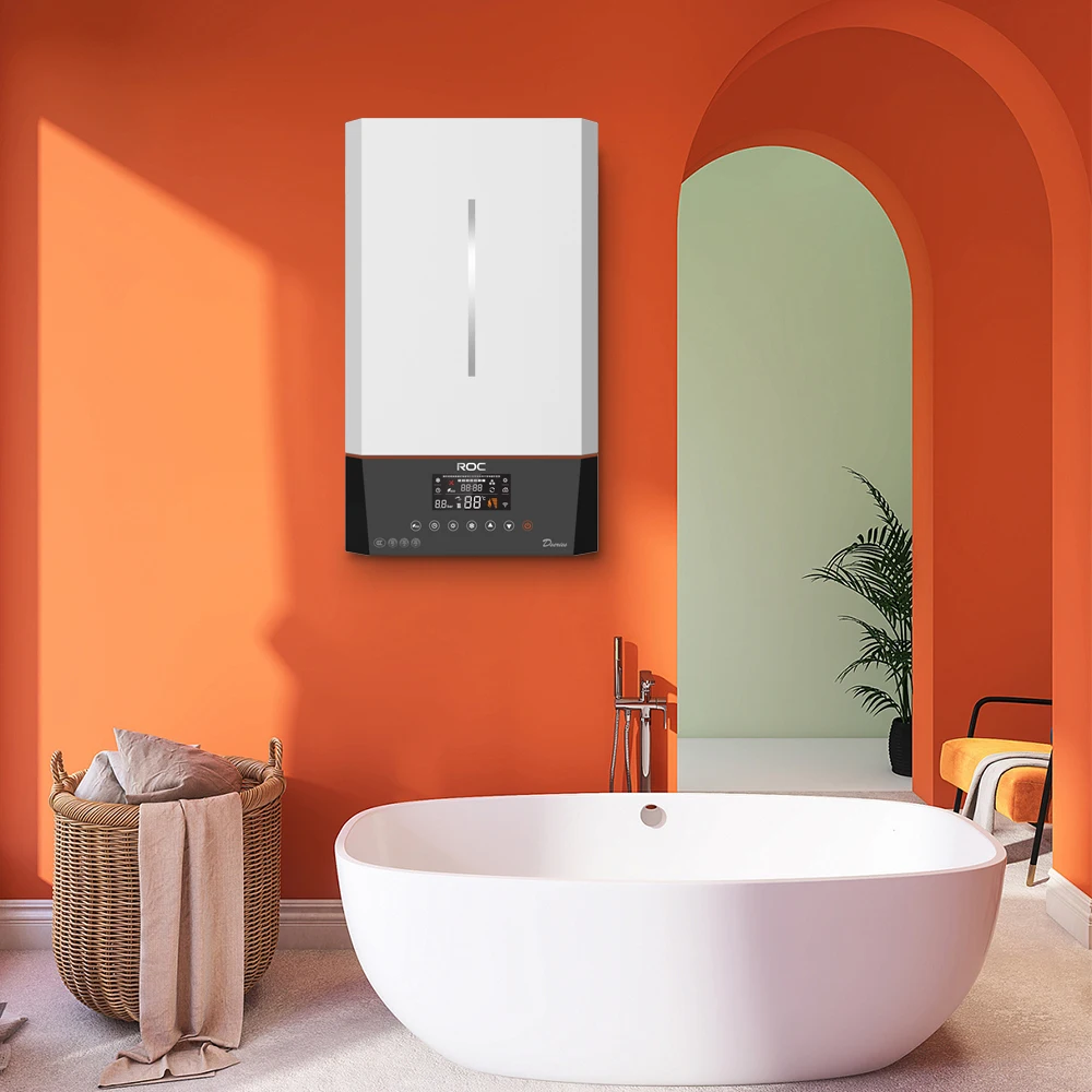 gas water heater for heating and instant hot water boiler 26KW,28KW,32KW combi  wall hung gas boiler, water heater