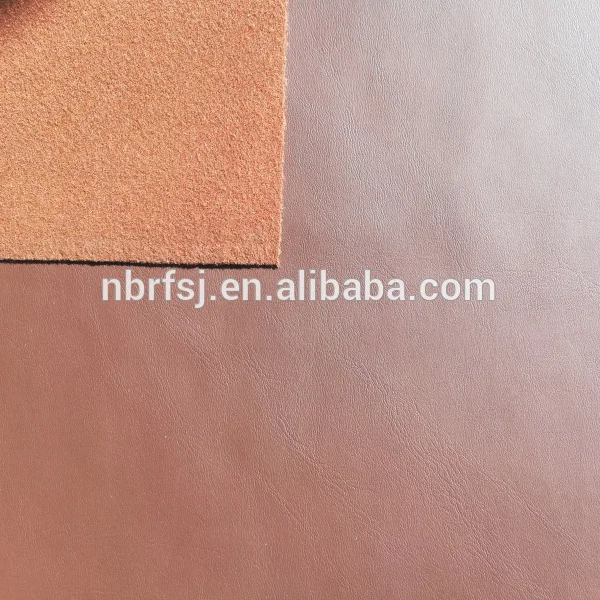 China Suppliers Eco Friendly PU Vegan Leather Fabric  for Sofa Bed Upholstery Car Interior
