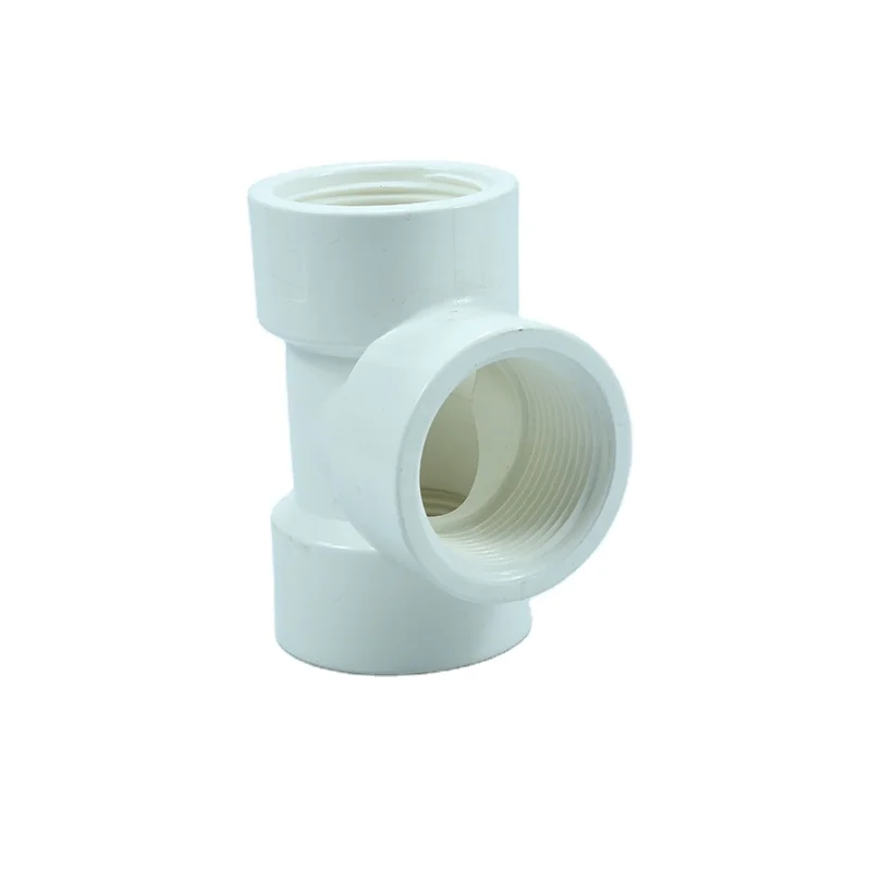 Top quality Chinese supply 4.5x3.2mm pvc plastic tee fittings cross Tee for connecting water pipe