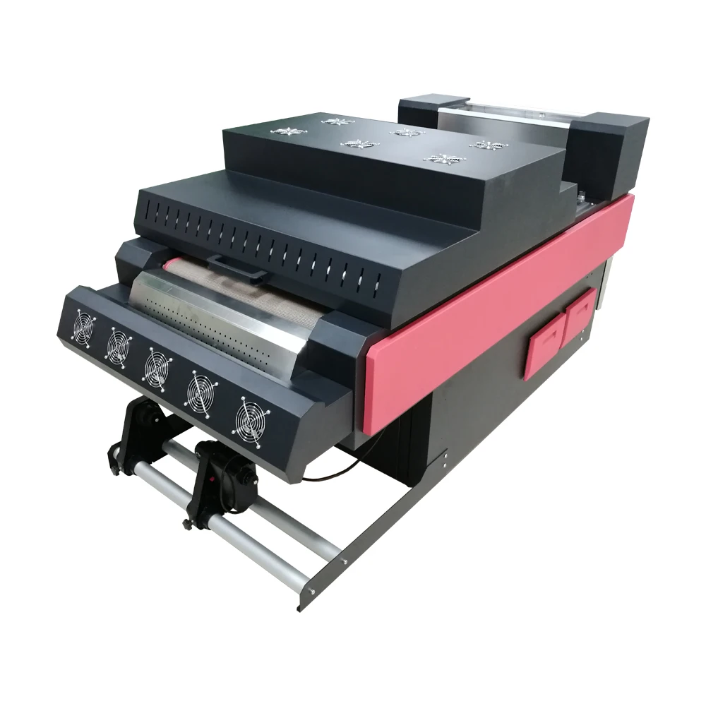 High Speed  large format commercial 60cm 4 dual head suitable a2 size printer 2ft dtf printing machine
