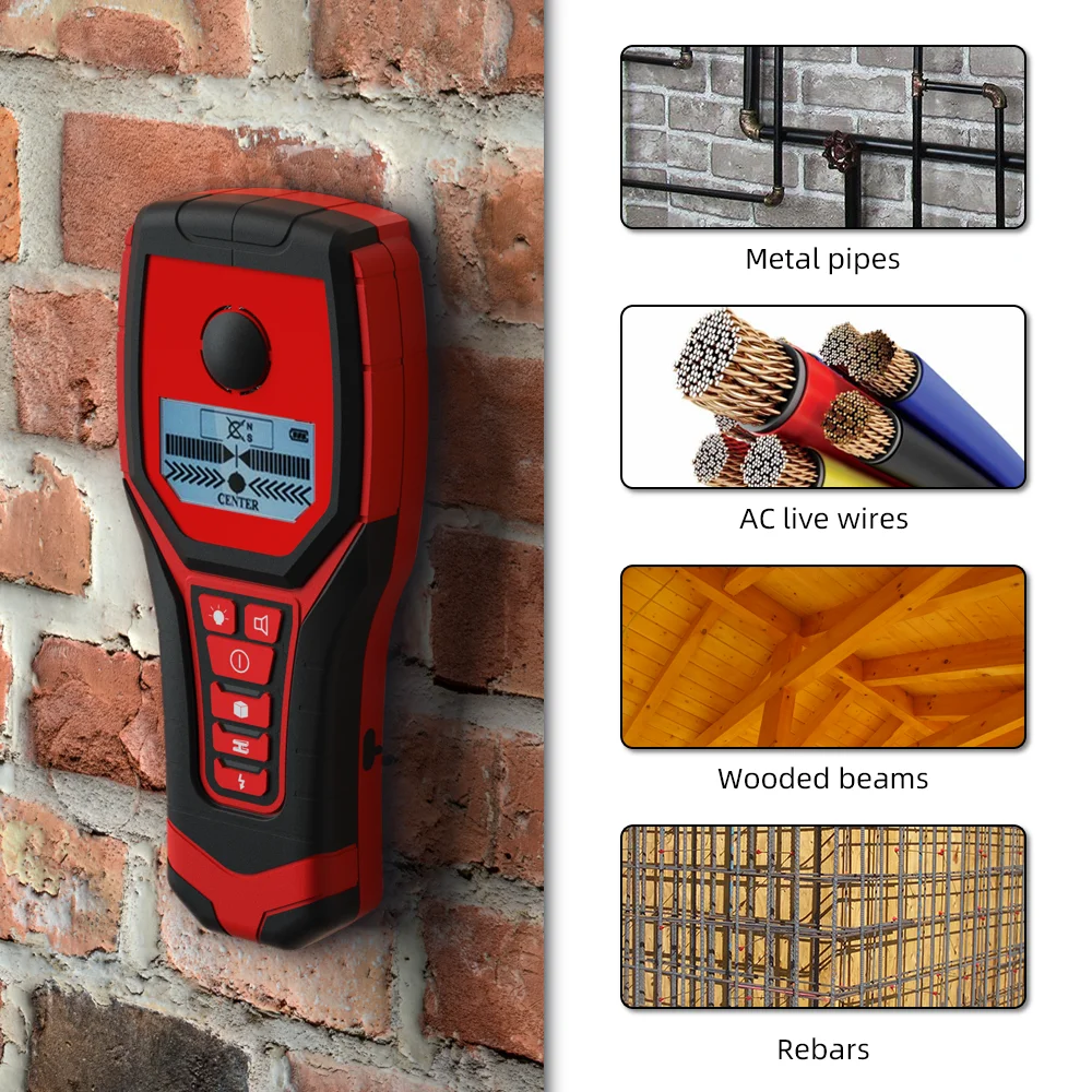 Handheld Wall Detector detector electronic measuring instruments finder scanner wall scanner find tool stud finder