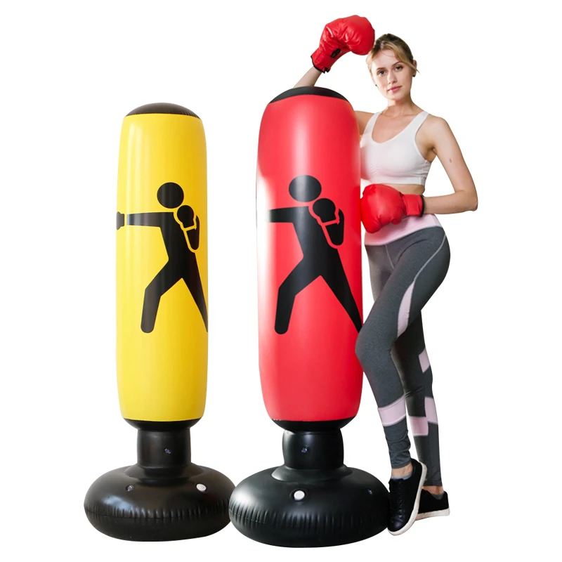 Boxing punching bag Sanda vertical household sandbags tumbler boxing target hanging adult children Taekwondo training equipment