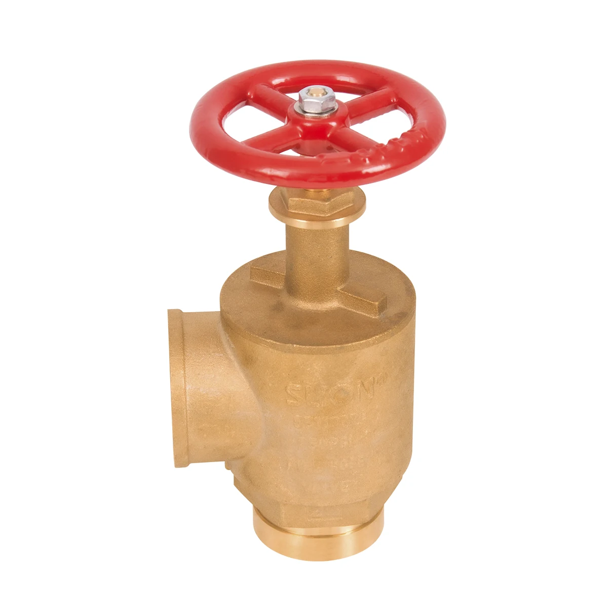 FM UL approval  5 years warranty  brass 21/2 inch   outlet many thread what you want  300 PSI Angle hose valve groove stop valve