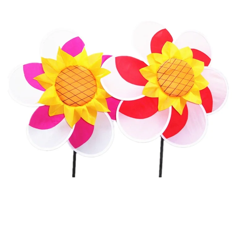 Красочная игрушка Подсолнух, декоративная ветряная мельница