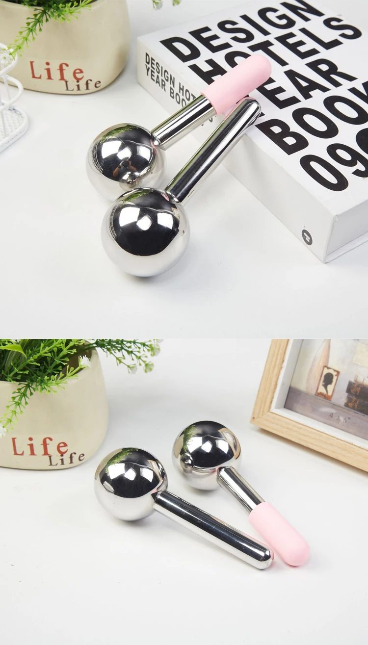 2024 Factory Price Round Facial Cold Globes Cold Facial Globes Cold Globes Custom Logo For Facial Massage