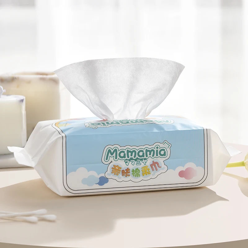  Good price non woven cotton disposable clean baby face towel in