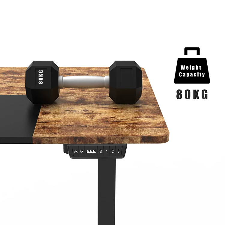 mechanical sit standing desk height adjustable lifting desk office bedside dual motor electric lifting coffee table wooden grain