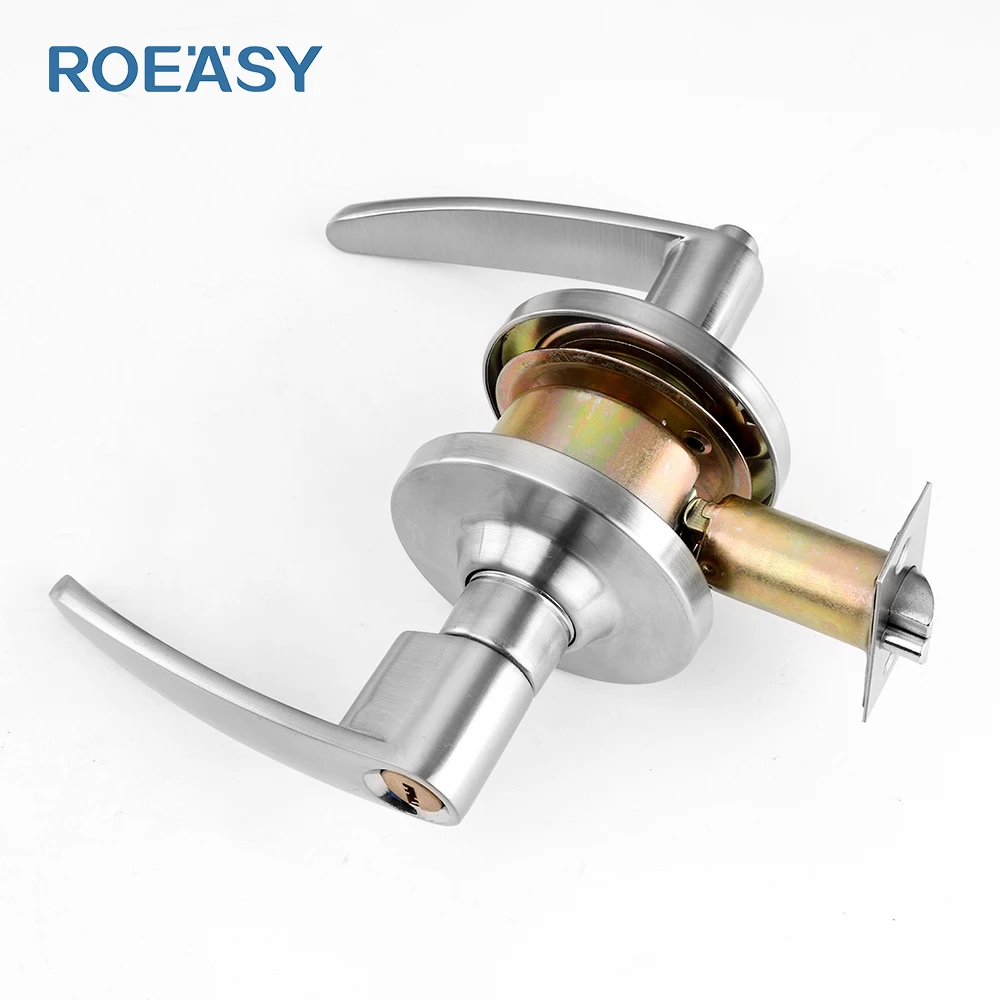 Roeasy industrial door lever handle lock tubular door knob lock keyed entry door lock