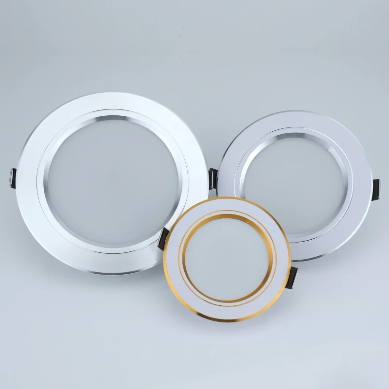 Free Shipping LED Down Light Recessed Ceiling Lamp Indoor Lighting Spot Light for Bedroom Home 5W 9W 12W 15W 18W Slim Panel