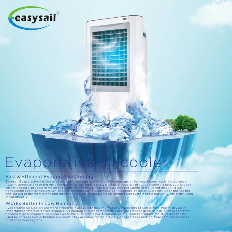 Home appliance OEM mini mobile portable evaporation air cooler cost-effective portable air conditioner