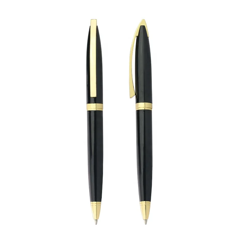 Best Writing Twist Luxury Gift Promotion Ball Point Pen Royal Blue Advertising Personalized Metal Pens With Custom Logo