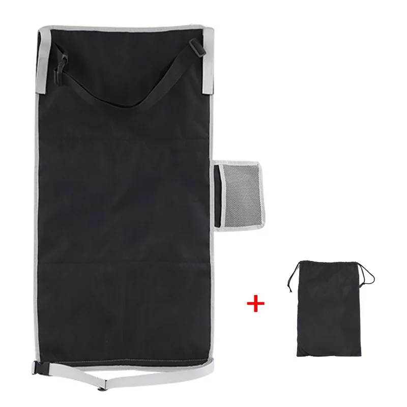 Portable Travel Foot Rest Hammock Toddler Bed Airplane Seat Extender Mat with Storage Pocket Fits Airplane Flights