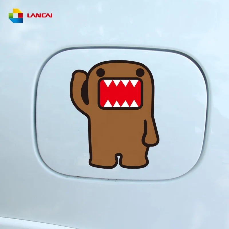 Custom print pvc car stickers logo sticker domo jdm sticker