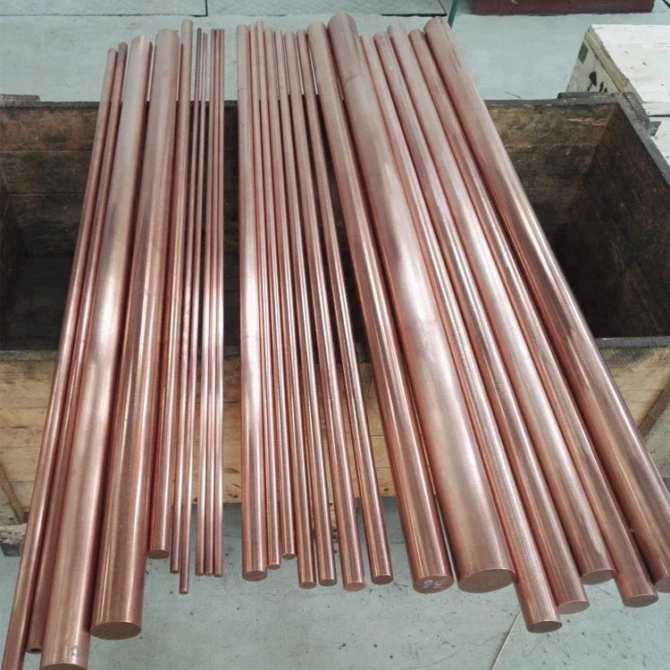 2.4mm X 10mm 3mm 20mm Red Copper Electrode Flat Bar Rod
