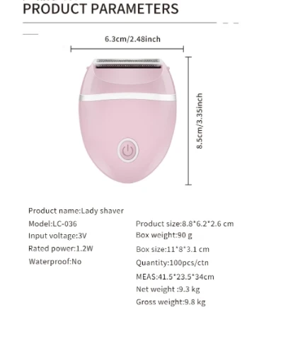 Shaving knife head washable shaving machine Electric dry battery