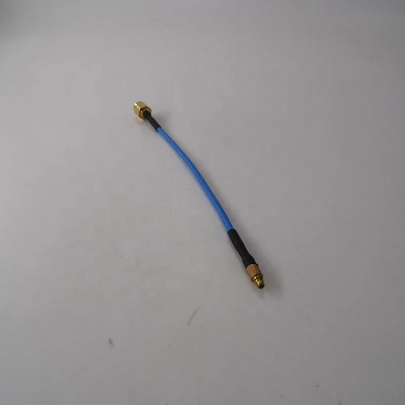  150mm Semi-flexible RG405 rf coaxial Cable Assembly(Jumper) With SMA Reverse Polarity Male To MMCX