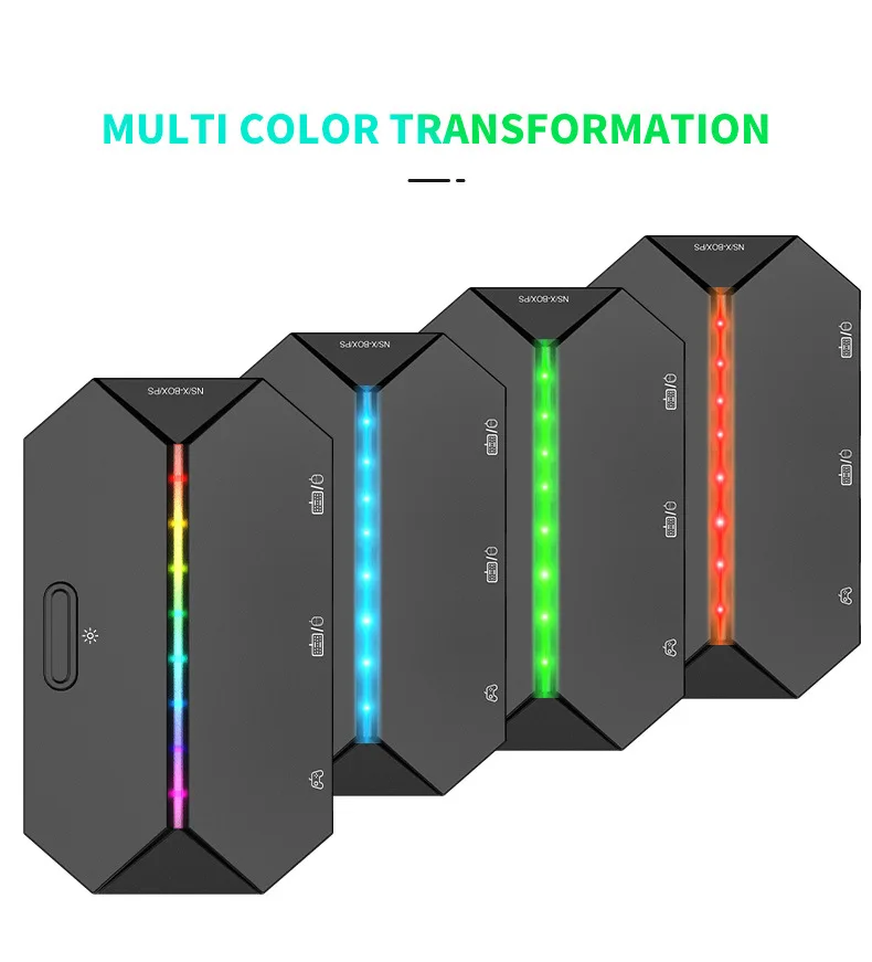 ZIYOULANG G6L game converter RGB light Gamepad keyboard and mouse converter for Switch Xbox PS4 5