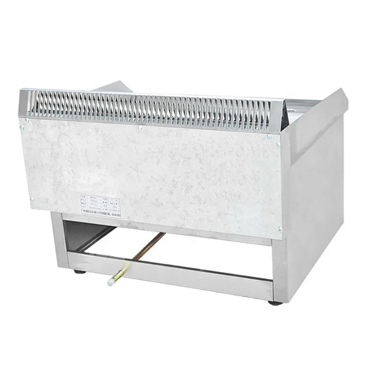 Restaurant Kitchen Stainless Steel Barbecue Grill Flat Plate Gas Griddle Commercial