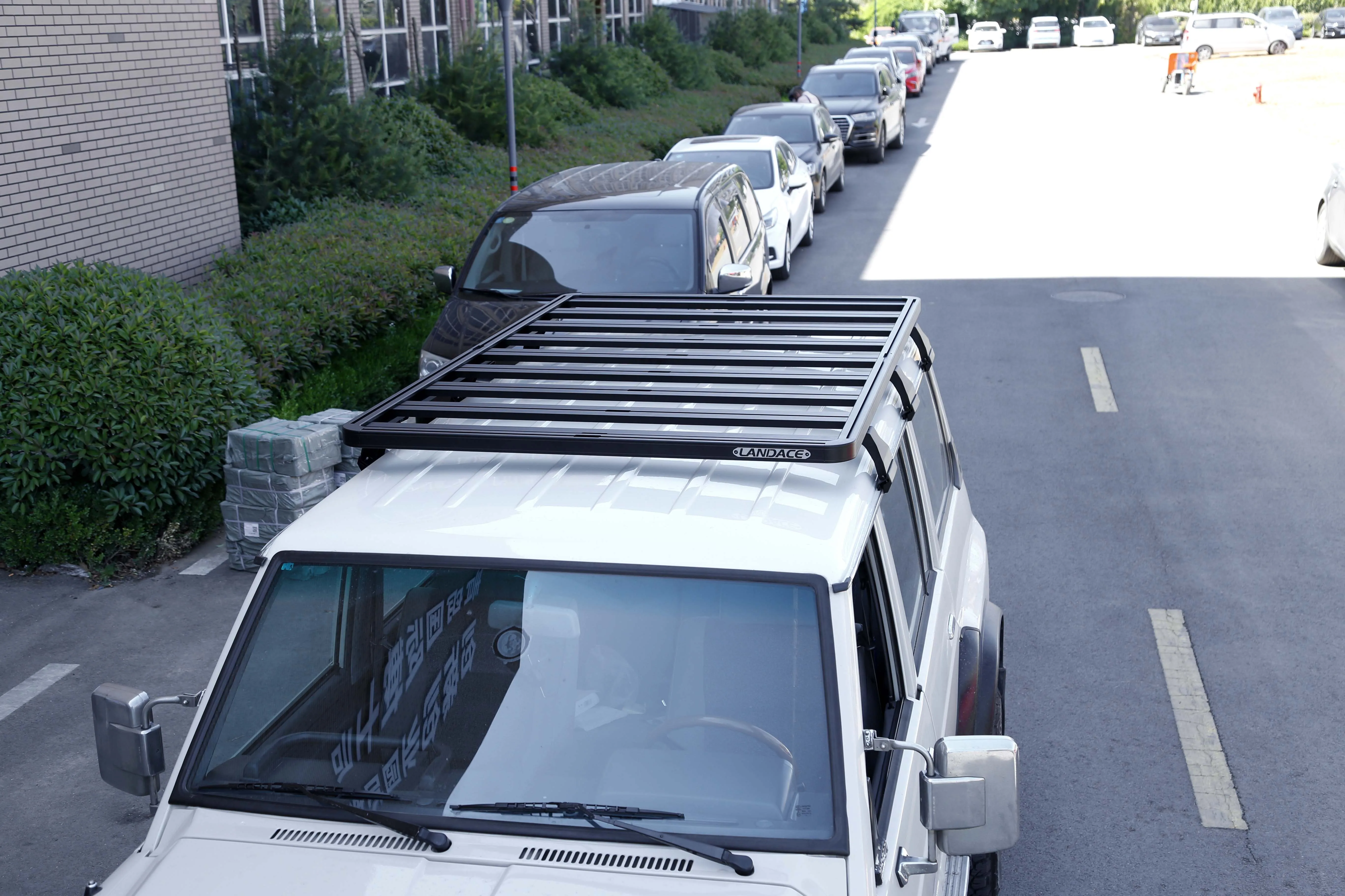 4x4 Offroad Accessories Aluminum Flat Roof Rack System For Nissan Patrol Y60 Y61Y62