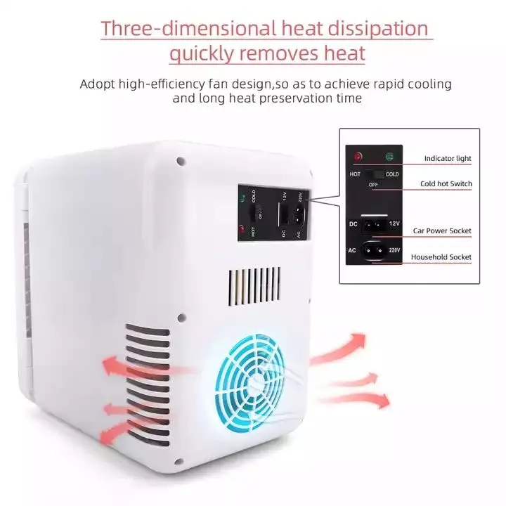 Smart table with led mirror fridge refrigerator 8l 10l small fridge mini smart touch table with refrigerators and freezers home