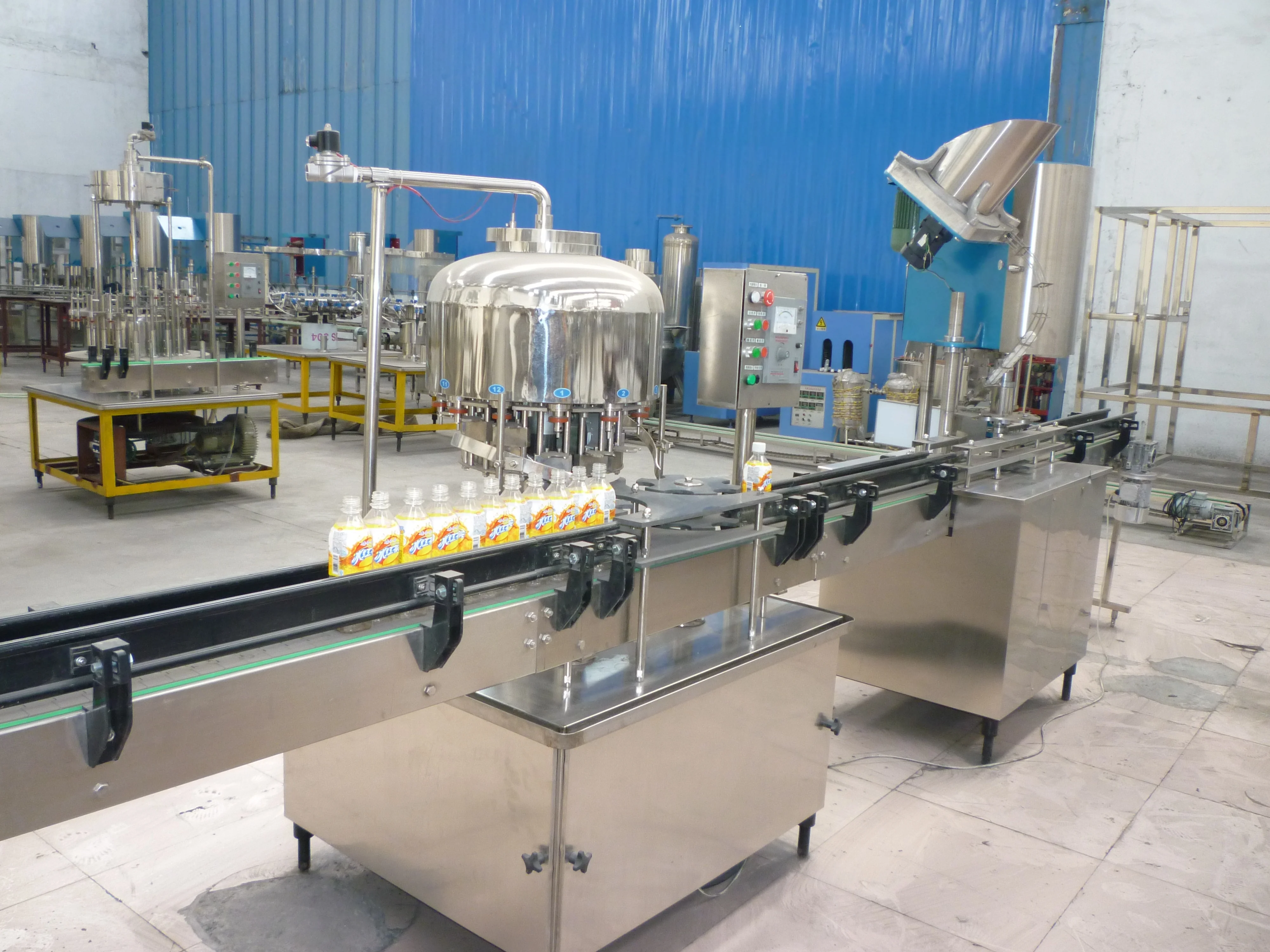 
linear for carbonated drinks filler/ filling production line 
