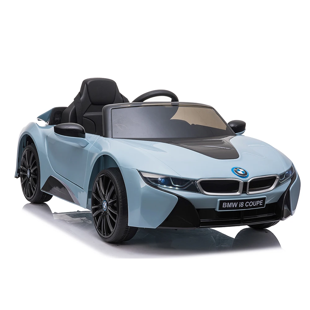 Licensed BMW I8 kids electric car four-wheels toy cars for kids to drive 12v electric ride on cars for children