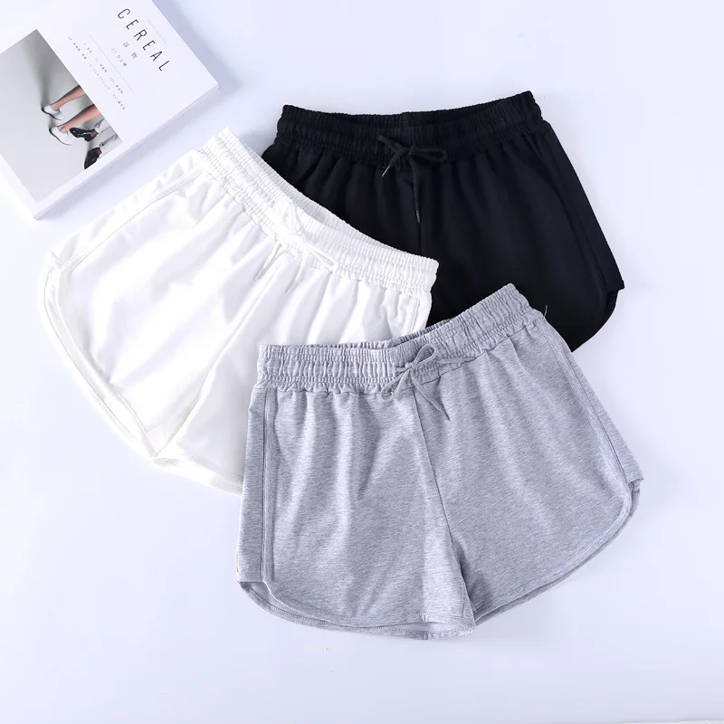 Summer Wholesale Custom Sweat Athletic Shorts Womens Cotton Gym Casual Ladiy Workout Shorts For Women