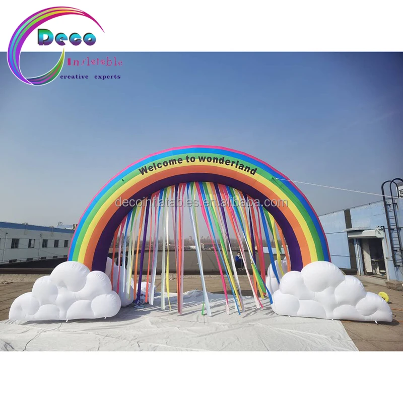 High Quality Stage Background Rainbow Passage Inflatable Arch