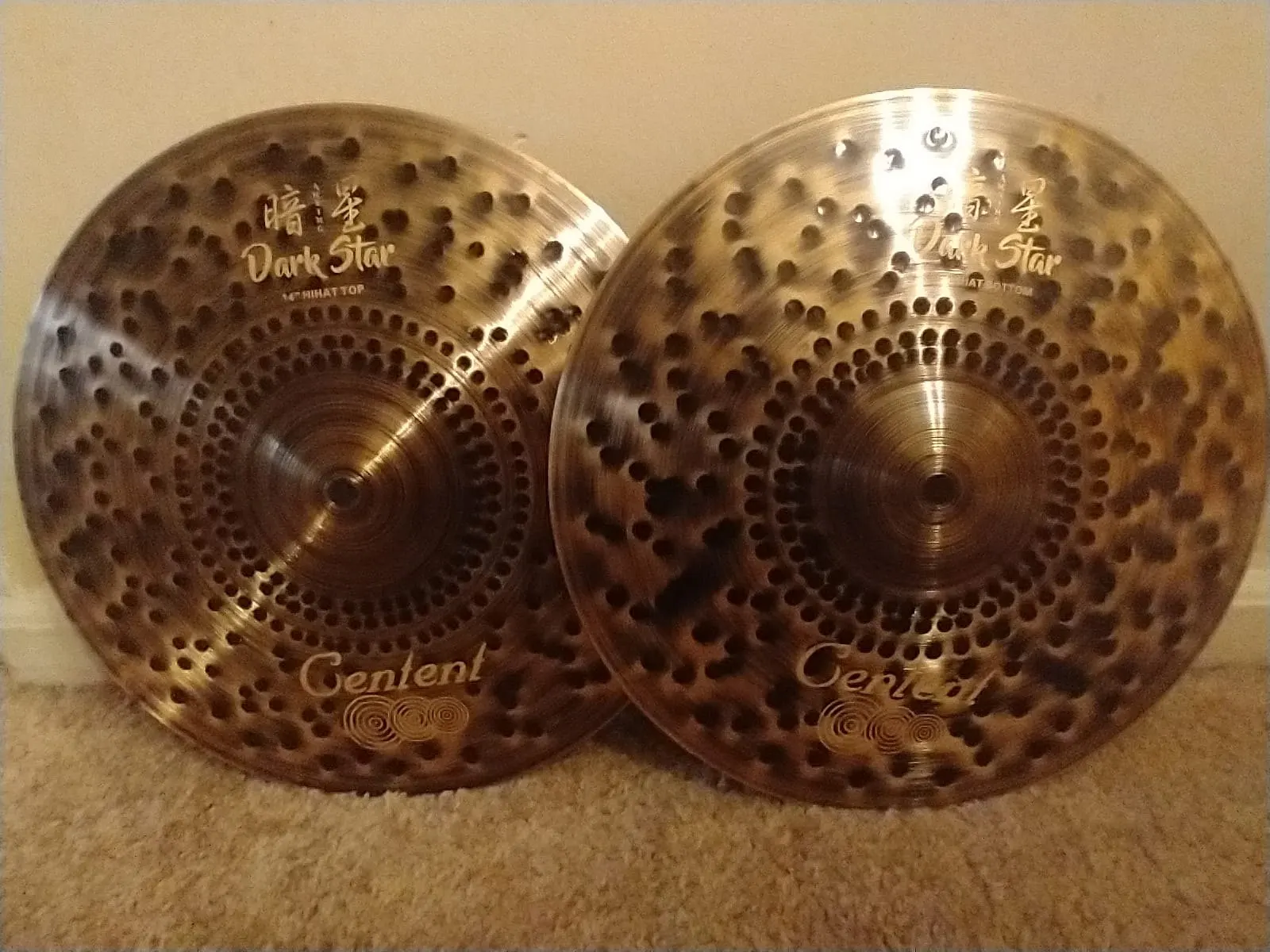 Professional cymbals set percussion instruments cymbal centent cymbals pack 5pcs