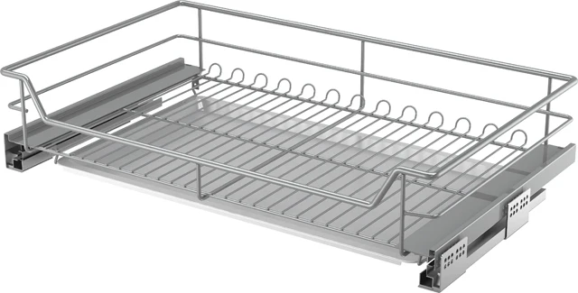 Modular Kitchen Cabinets Pull Out Pan Larder Drawers Basket Dish and Bowl Shelves Rack Pull Out Basket