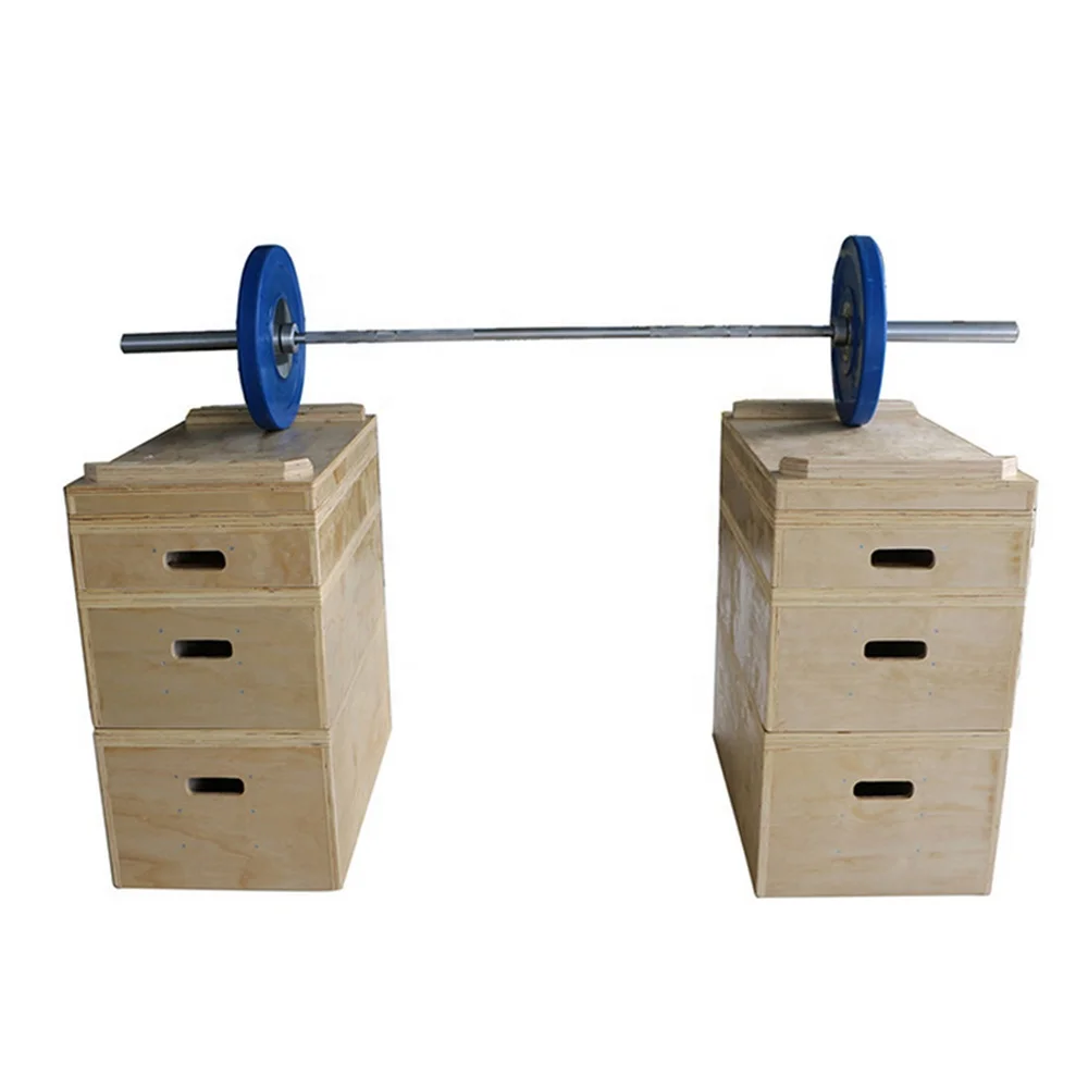 High Quality Wooden Jerk Box Jerk Block for Weight Lifting