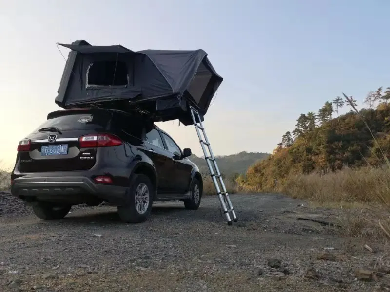 2022 New 4x4 Outdoor Camping Auto Car Fiberglass Hard Shell Roof Top Tents