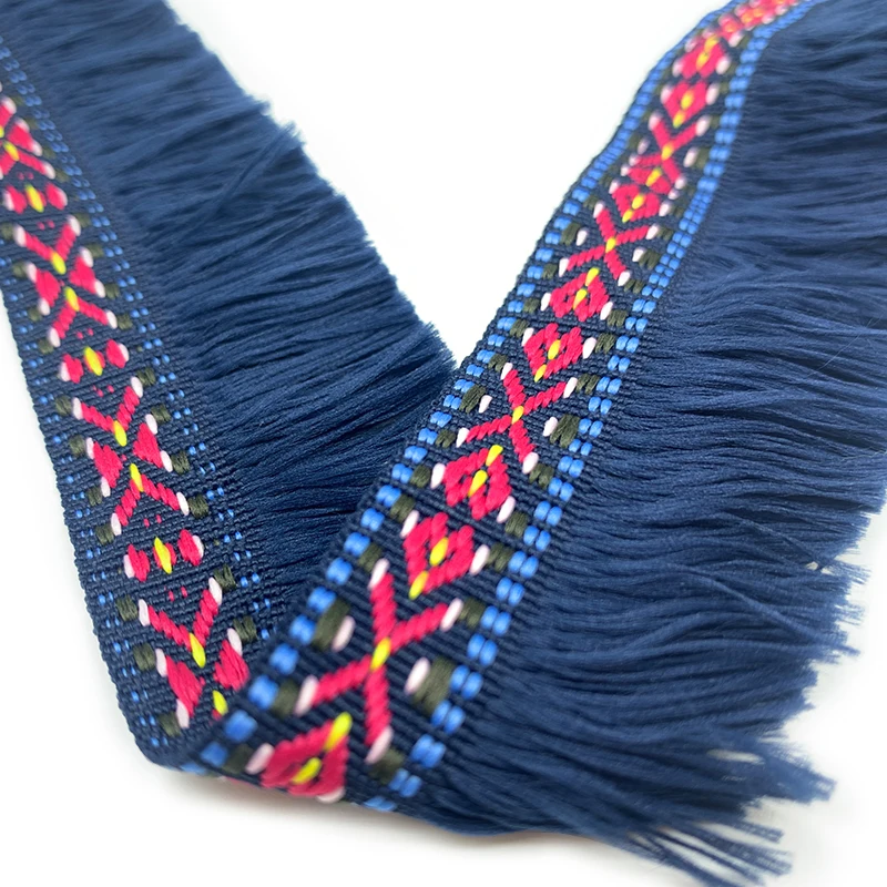 
 Цветочный узор вышитая кисточка кружевная лента 100% полиэстер цветная вышивка кружевная тесьма  