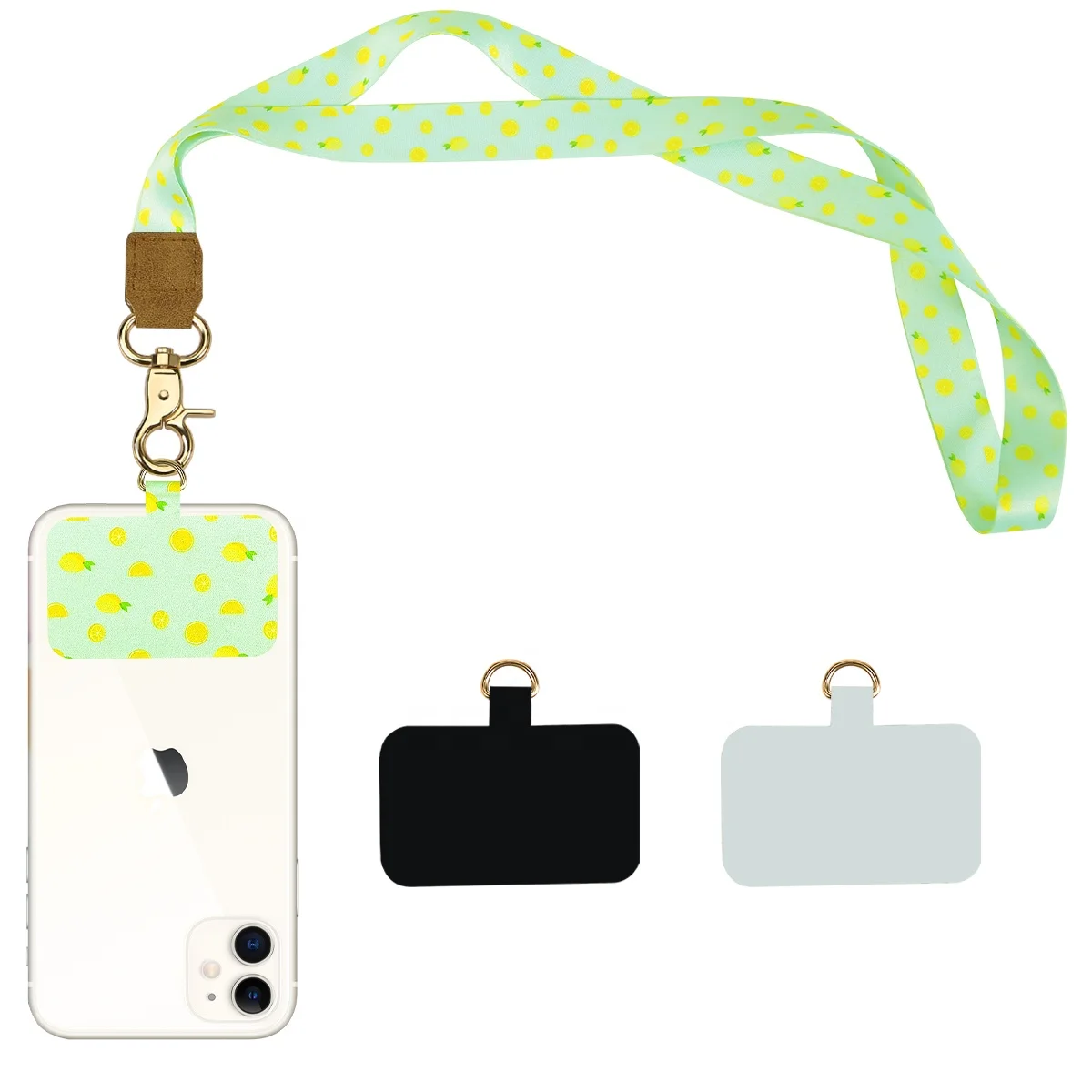 Promotional Gift Fabric Keychain Lanyard Mobile Phone Strap Lanyards with Logo Custom Phone Tether For iPhone 12 Pro Max