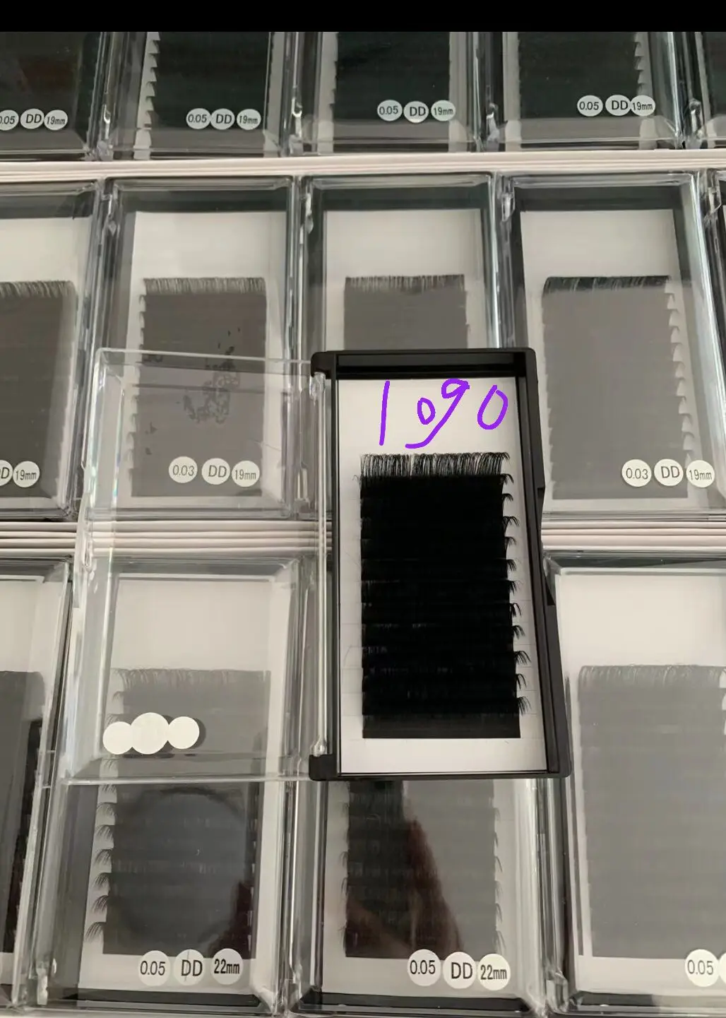 Luxury Eyelash Extension Vegan/7-15mm 3D Eyelash Extension Matte Black Volume Matte Black /Korean PBT Fiber Lash Extensions